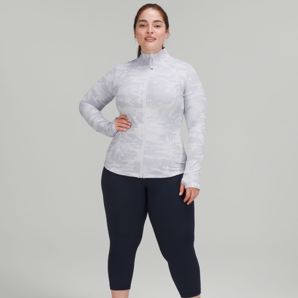 Lululemon define jacket white camo